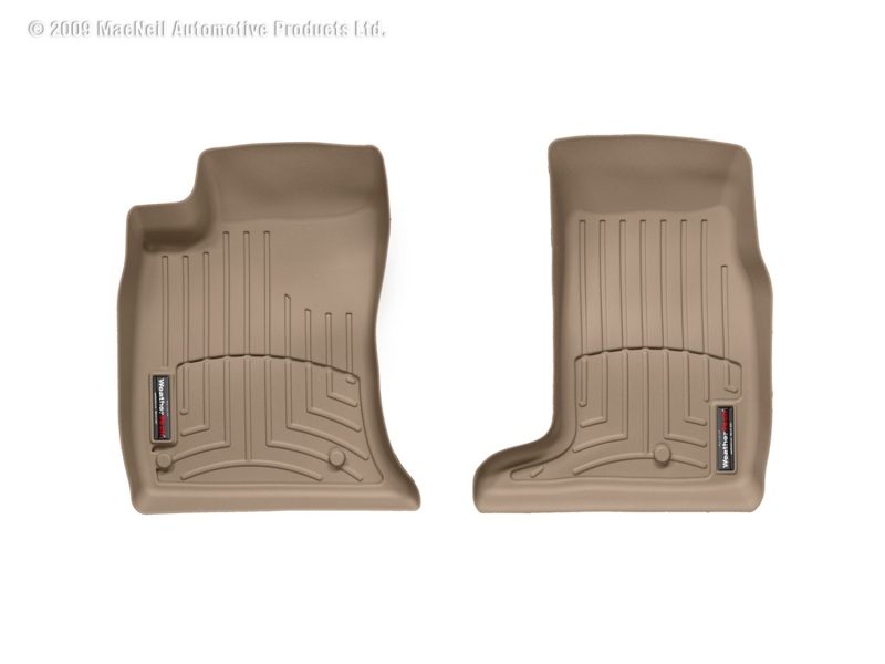 Cadillac SRX FloorLiner - Front - WeatherTech - DigitalFit - Tan - `04-`09