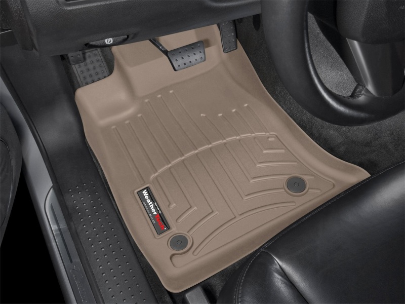 Cadillac SRX FloorLiner - Front - WeatherTech - DigitalFit - Tan - `04-`09