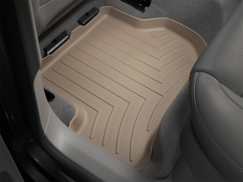 Volkswagen Jetta Floor Mat Set - Rear - WeatherTech - FloorLiner DigitalFit - Tan - `05-`10