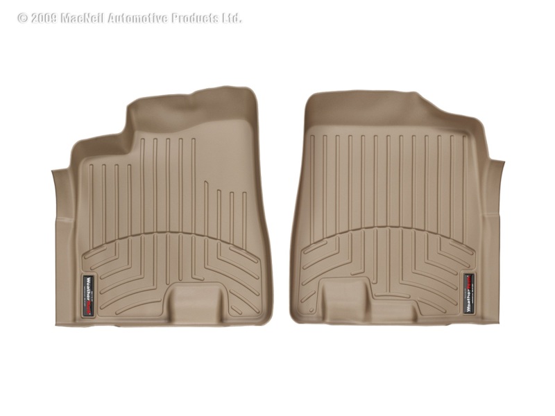 Buick Rendezvous FloorLiner - Front - WeatherTech - DigitalFit - Tan - `02-`07