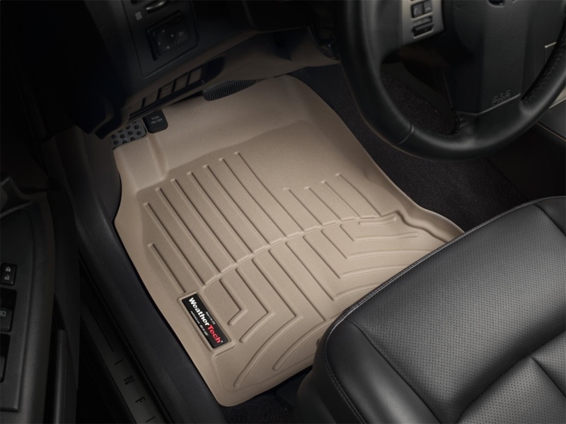 Infiniti FX35 FloorLiner - Front - WeatherTech - DigitalFit - Tan - `04-`08