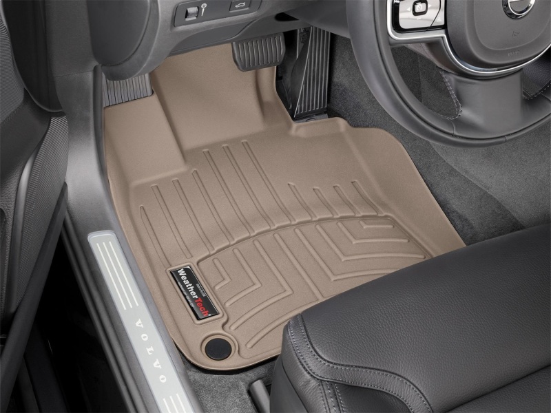 Volvo V90 FloorLiner - Front - WeatherTech - DigitalFit - Tan - `18-`27