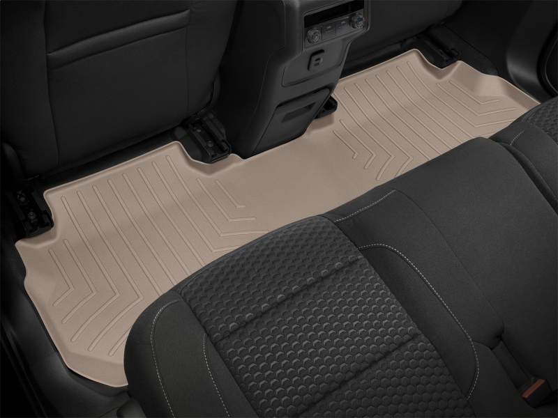 GMC Acadia Denali FloorLiner - Rear - WeatherTech - DigitalFit - Tan - `17-`27