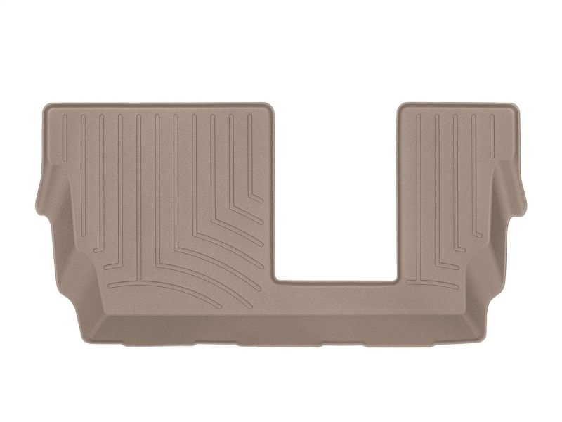 Cadillac XT6 FloorLiner - Rear - WeatherTech - DigitalFit - Tan - `20-`27 Cadillac XT6 FloorLiner - Rear - WeatherTech - DigitalFit - Tan - `20-`27