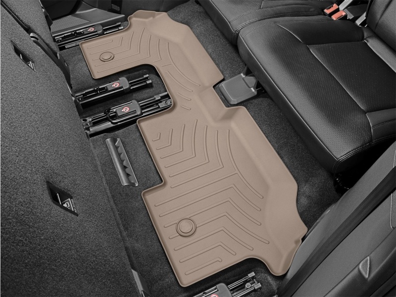 Volkswagen Atlas FloorLiner - Rear - WeatherTech - DigitalFit - Tan - `18-`27