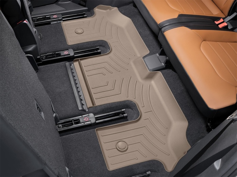 Volkswagen Atlas FloorLiner - Rear - WeatherTech - DigitalFit - Tan - `18-`27