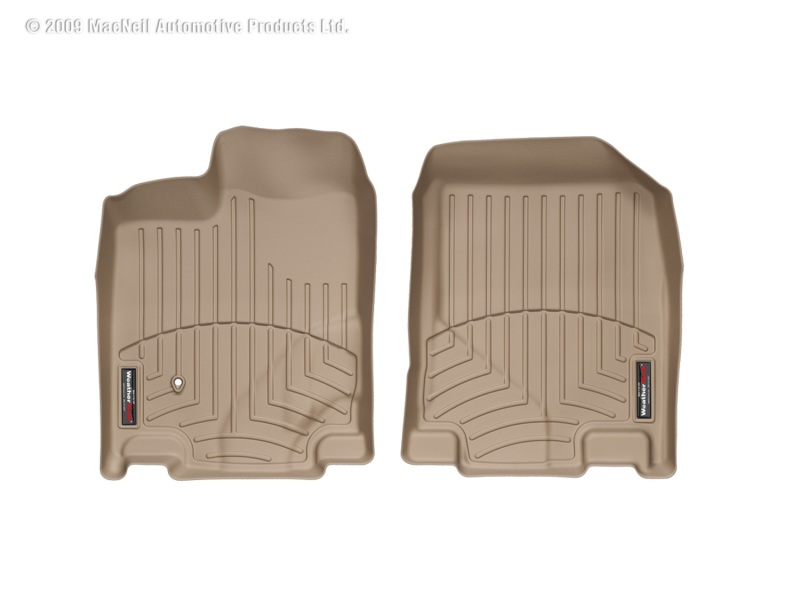 Ford Edge FloorLiner - Front - WeatherTech - DigitalFit - Tan - `07-`12