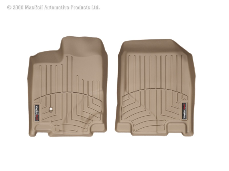 Ford Edge FloorLiner - Front - WeatherTech - DigitalFit - Tan - `07-`12