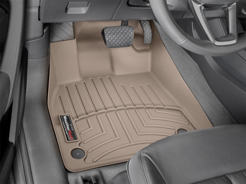 Audi Q5 FloorLiner - Front - WeatherTech - DigitalFit - Tan - `18-`27