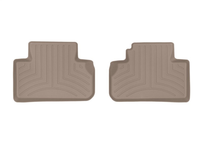 Audi Q5 Floor Mats - Rear - WeatherTech - FloorLiner DigitalFit - Tan - `19-`27