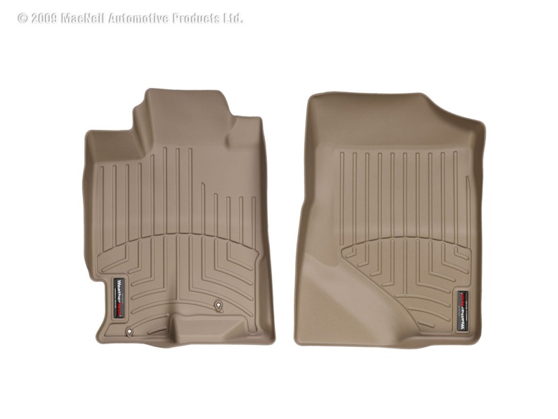 Acura RDX FloorLiner - Front - WeatherTech - DigitalFit - Tan - `07-`12