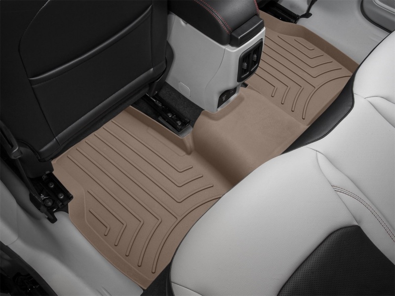 Jeep Compass Floor Mat - Rear - WeatherTech - FloorLiner HP - Tan - `17-`26
