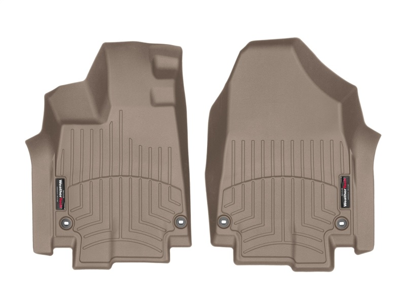 Honda Odyssey FloorLiner - Front - WeatherTech - DigitalFit - Tan - `18-`27