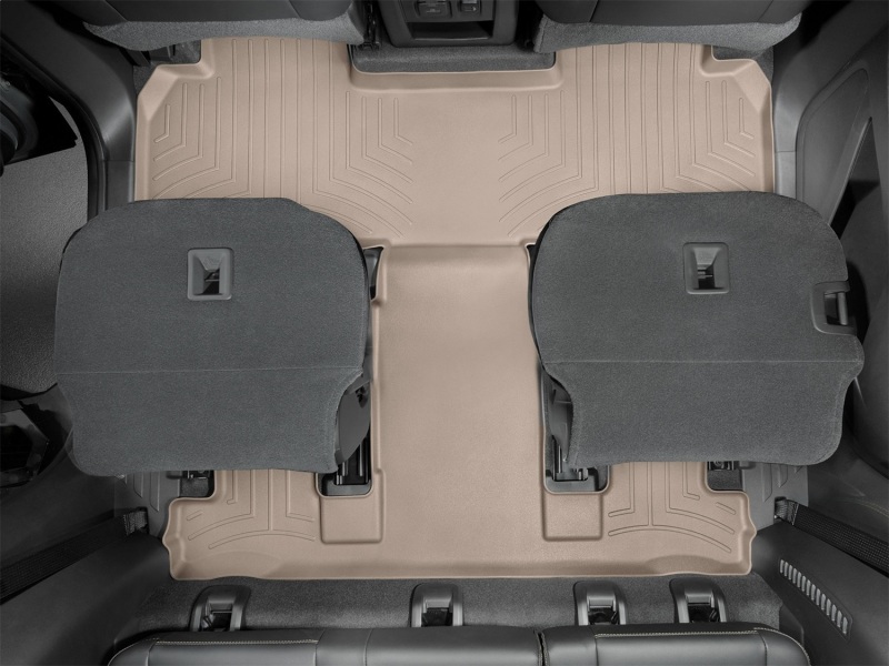 Chevrolet Traverse FloorLiner - Rear and Third Row - WeatherTech - DigitalFit - Tan - `18-`27