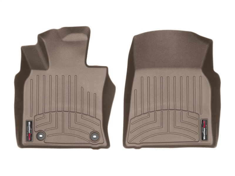 Toyota Camry FloorLiner - Front - WeatherTech - DigitalFit - Tan - `18-`27