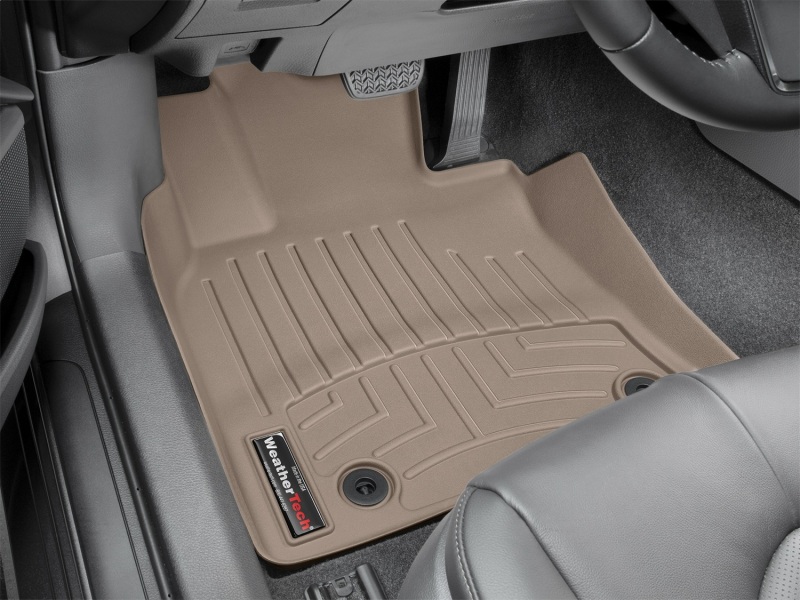 Toyota Camry FloorLiner - Front - WeatherTech - DigitalFit - Tan - `18-`27