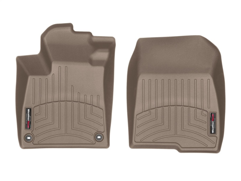 Honda Accord FloorLiner - Front - WeatherTech - DigitalFit - Tan - `18-`27
