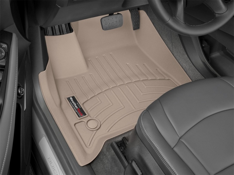 Buick Enclave FloorLiner - Front - WeatherTech - DigitalFit - Tan - `18-`27