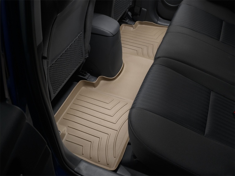 Hyundai Tucson FloorLiner - Rear - WeatherTech - DigitalFit - Tan - `05-`09