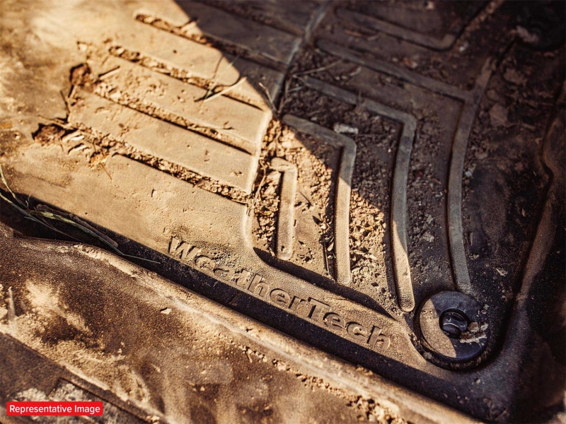 Lincoln Navigator L Floor Mats - Front - WeatherTech - FloorLiner HP - Tan - `18-`27