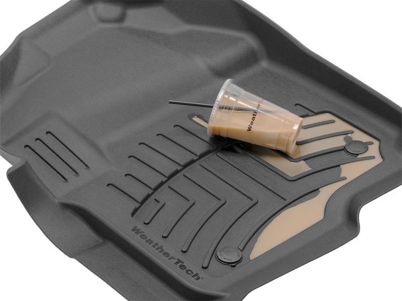 Jeep Gladiator Floor Mat Set - Front - WeatherTech - 3D - Tan - `20-`27 Jeep Gladiator Floor Mat Set - Front - WeatherTech - 3D - Tan - `20-`27