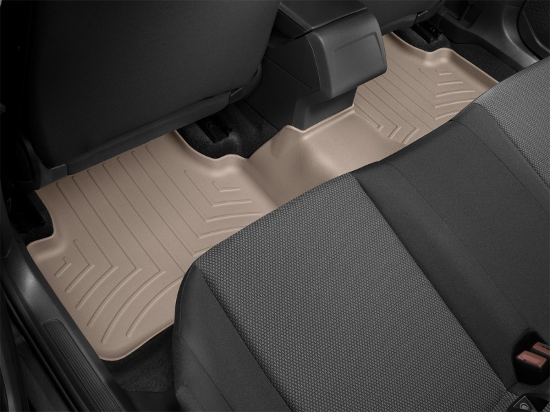 Volkswagen Jetta FloorLiner - Rear - WeatherTech - FloorLiner™ DigitalFit® - Tan - `19-`27