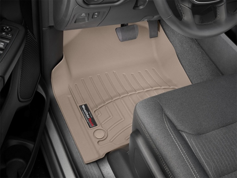 Ram 1500 Floor Mat - Front - WeatherTech - FloorLiner DigitalFit - Tan - `19-`27