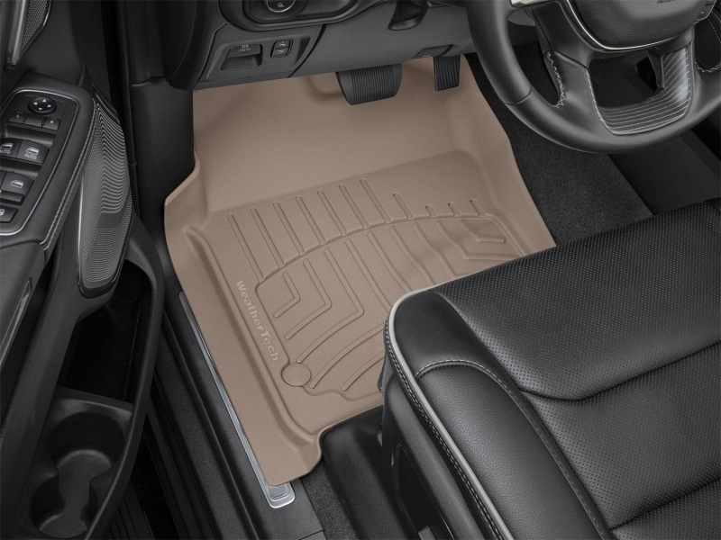 RAM 1500 Floor Mat Set - Front - WeatherTech - FloorLiner HP - Tan - `19-`27