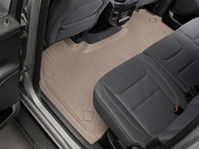 Dodge Ram FloorLiner - Rear - WeatherTech - DigitalFit - Tan - `19-`27