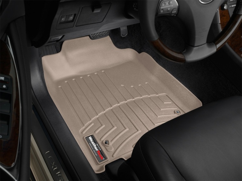 Lexus ES FloorLiner - Front - WeatherTech - DigitalFit - Tan - `08-`12