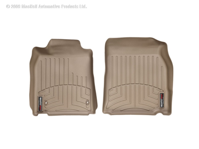Lexus ES FloorLiner - Front - WeatherTech - DigitalFit - Tan - `08-`12