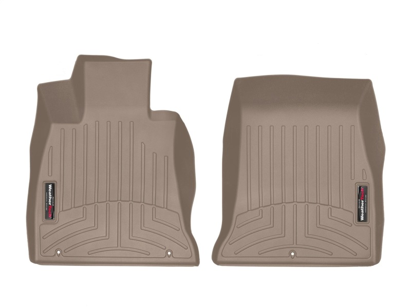 Kia Stinger FloorLiner - Front - WeatherTech - DigitalFit - Tan - `18-`27