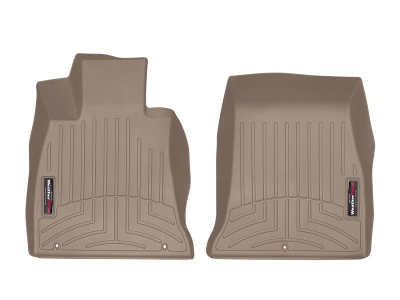 Kia Stinger FloorLiner - Front - WeatherTech - DigitalFit - Tan - `18-`27