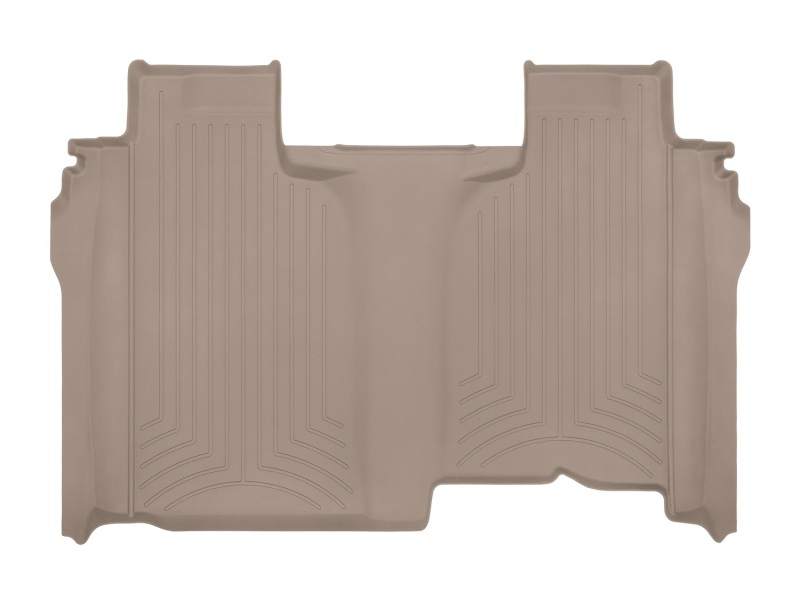 Chevrolet Silverado 1500 Floor Mat - Rear - WeatherTech - FloorLiner HP - Tan - `19-`27 Chevrolet Silverado 1500 Floor Mat - Rear - WeatherTech - FloorLiner HP - Tan - `19-`27