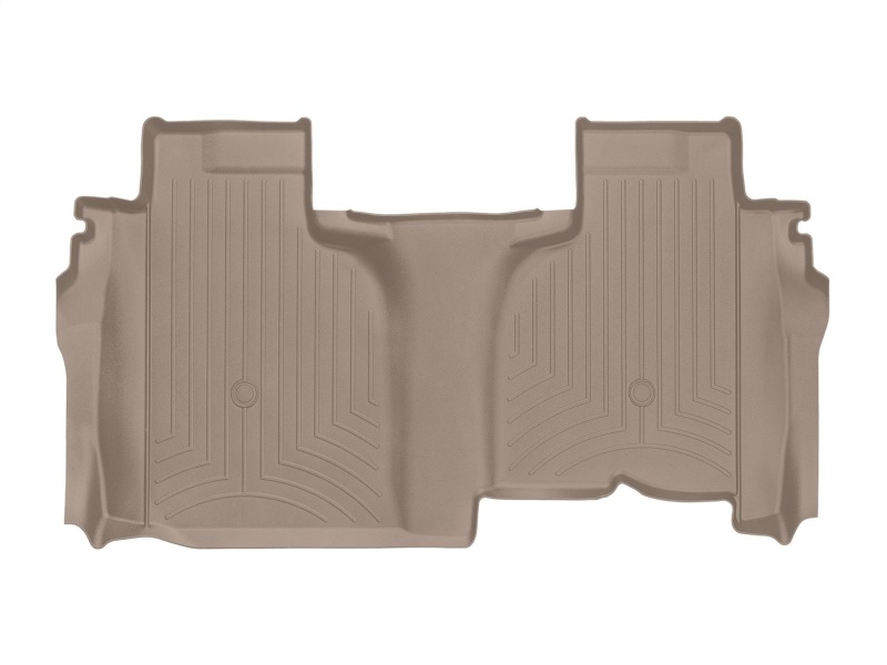Chevrolet Silverado 1500 Floor Mats - Rear - WeatherTech - FloorLiner DigitalFit - Tan - `19-`27 Chevrolet Silverado 1500 Floor Mats - Rear - WeatherTech - FloorLiner DigitalFit - Tan - `19-`27