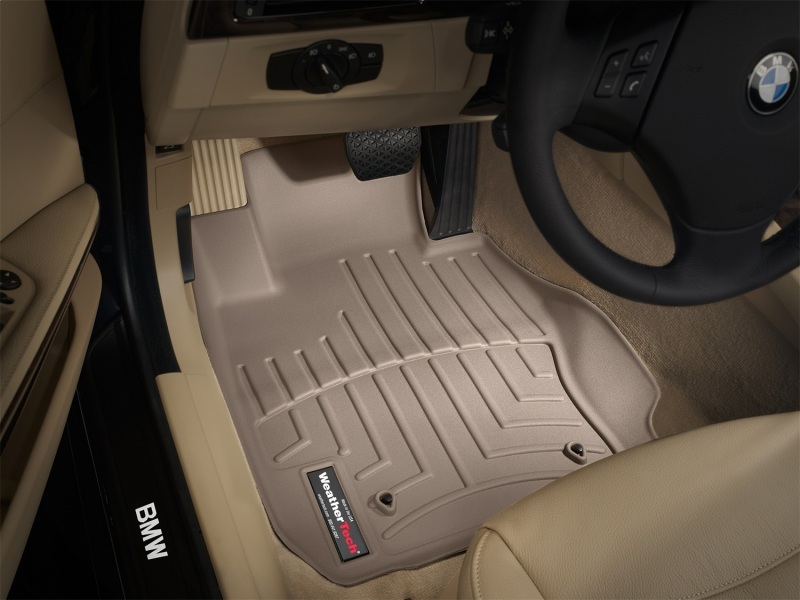 BMW 3 Series FloorLiner - Front - WeatherTech - DigitalFit - Tan - `06-`12