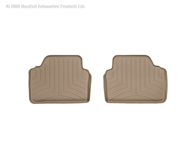 BMW 3 Series Floor Liner - Rear - WeatherTech - DigitalFit - Tan - `06-`12