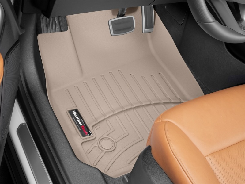 Cadillac XT4 FloorLiner - Front - WeatherTech - DigitalFit - Tan - `19-`27