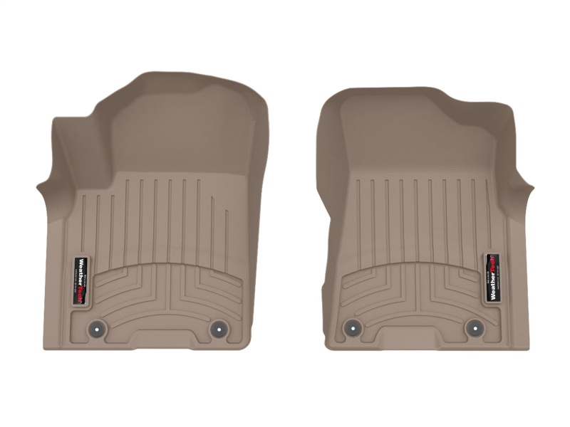 Infiniti QX80 FloorLiner - Front - WeatherTech - DigitalFit - Tan - `19-`27 Infiniti QX80 FloorLiner - Front - WeatherTech - DigitalFit - Tan - `19-`27