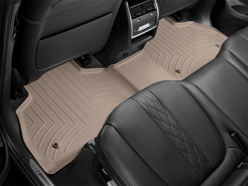 BMW X7 Floor Mats - Rear - WeatherTech - FloorLiner DigitalFit - Tan - `19-`27