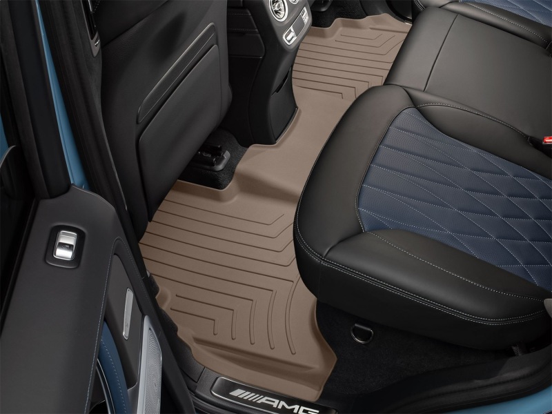 Mercedes-Benz AMG G 63 Floor Mat Set - Rear - WeatherTech - FloorLiner HP - Tan - `19-`24