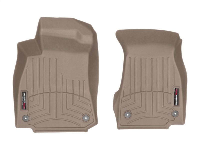 Audi A6 FloorLiner - Front - WeatherTech - DigitalFit - Tan - `19-`27