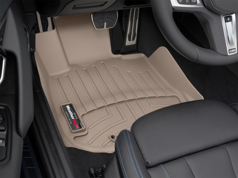 BMW Z4 FloorLiner - Front - WeatherTech - DigitalFit - Tan - `19-`27