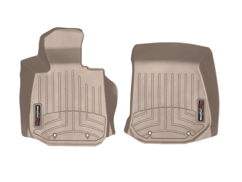 Toyota Supra FloorLiner - Front - WeatherTech - DigitalFit - Tan - `20-`27