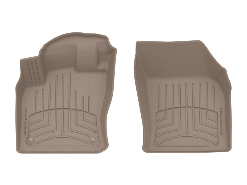 Volkswagen Tiguan Floor Mats - Front - WeatherTech - FloorLiner HP - Tan - `20-`27