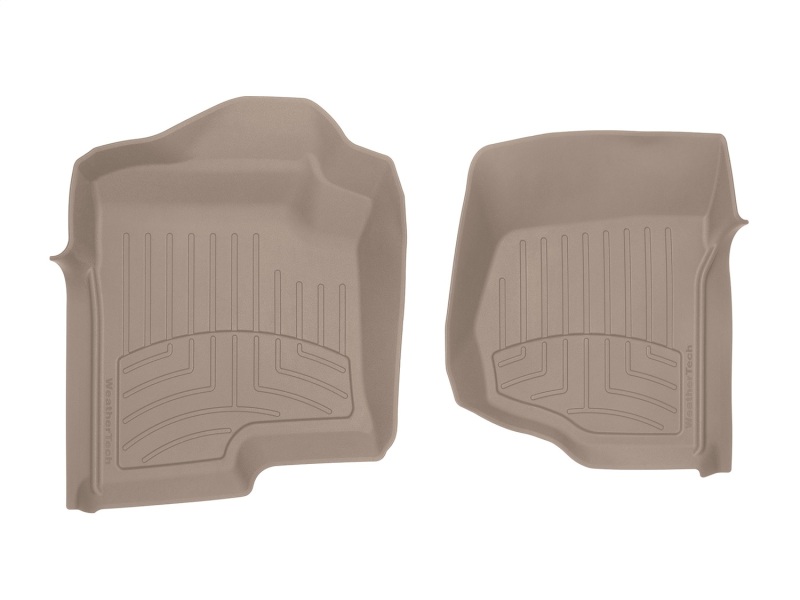 Volkswagen Tiguan Floor Mats - Front - WeatherTech - FloorLiner HP - Tan - `20-`27