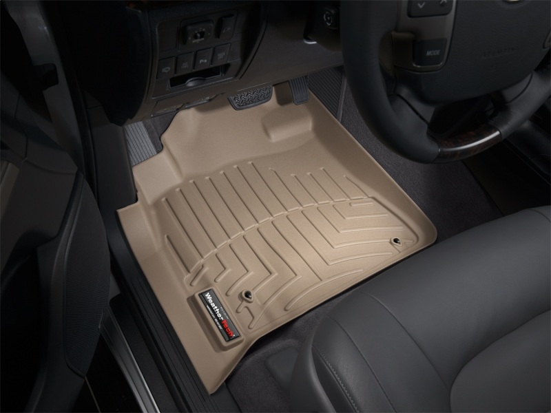 Lexus LX570 FloorLiner - Front - WeatherTech - DigitalFit - Tan - `08-`13