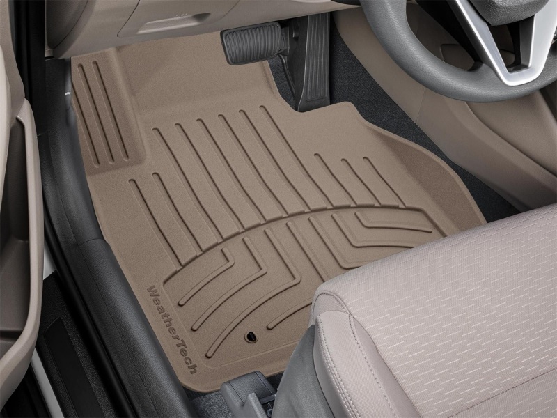 Kia Sportage Floor Mat - Front - WeatherTech - FloorLiner HP - Tan - `17-`27