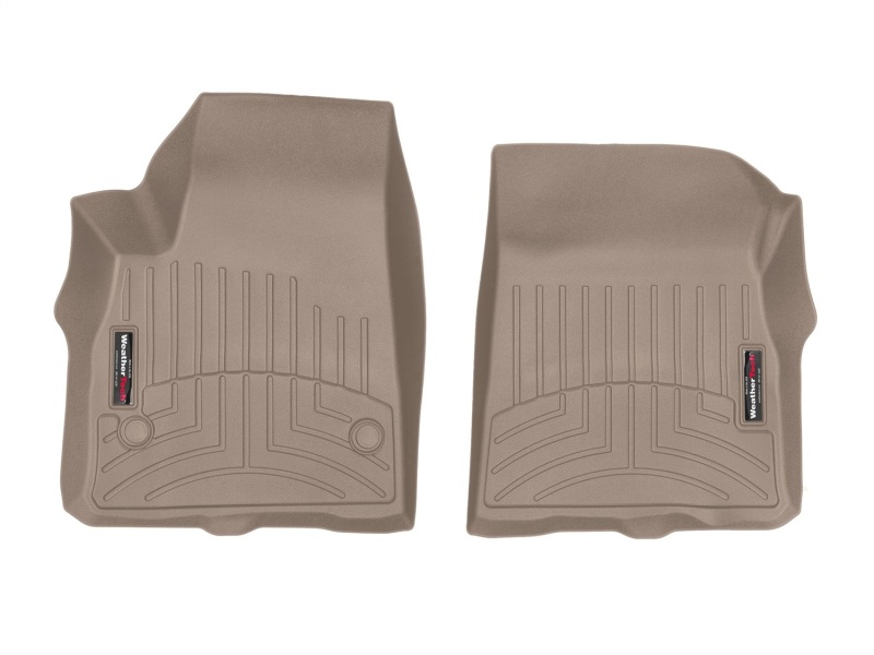 Cadillac XT6 FloorLiner - Front - WeatherTech - DigitalFit - Tan - `20-`27 Cadillac XT6 FloorLiner - Front - WeatherTech - DigitalFit - Tan - `20-`27
