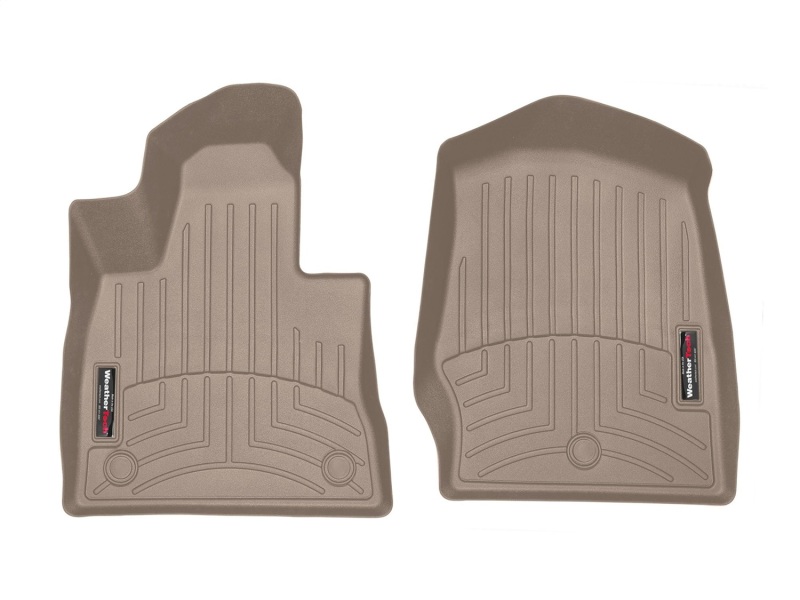 Ford Explorer FloorLiner - Front - WeatherTech - DigitalFit - Tan - `20-`27 Ford Explorer FloorLiner - Front - WeatherTech - DigitalFit - Tan - `20-`27